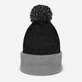 Speckled Pom Pom Beanie